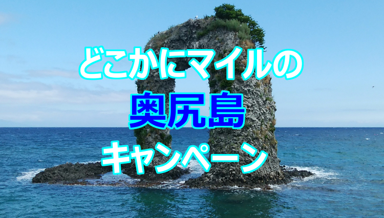 どこかにマイルの奥尻島に行けるキャンペーンは新千歳経由だと厳しい